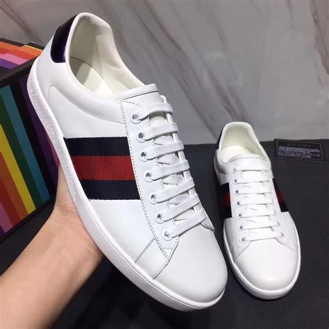 original gucci sneakers price|gucci men sneakers new authentic.